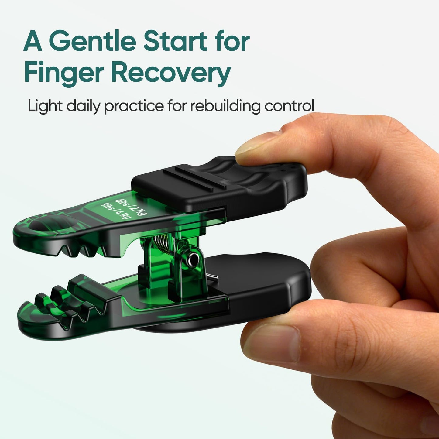 FitBeast Finger Exerciser Set, Pinch Clips & Finger Extension Bands for Hand Therapy, Grip Strength, Dexterity & Hand Rehab