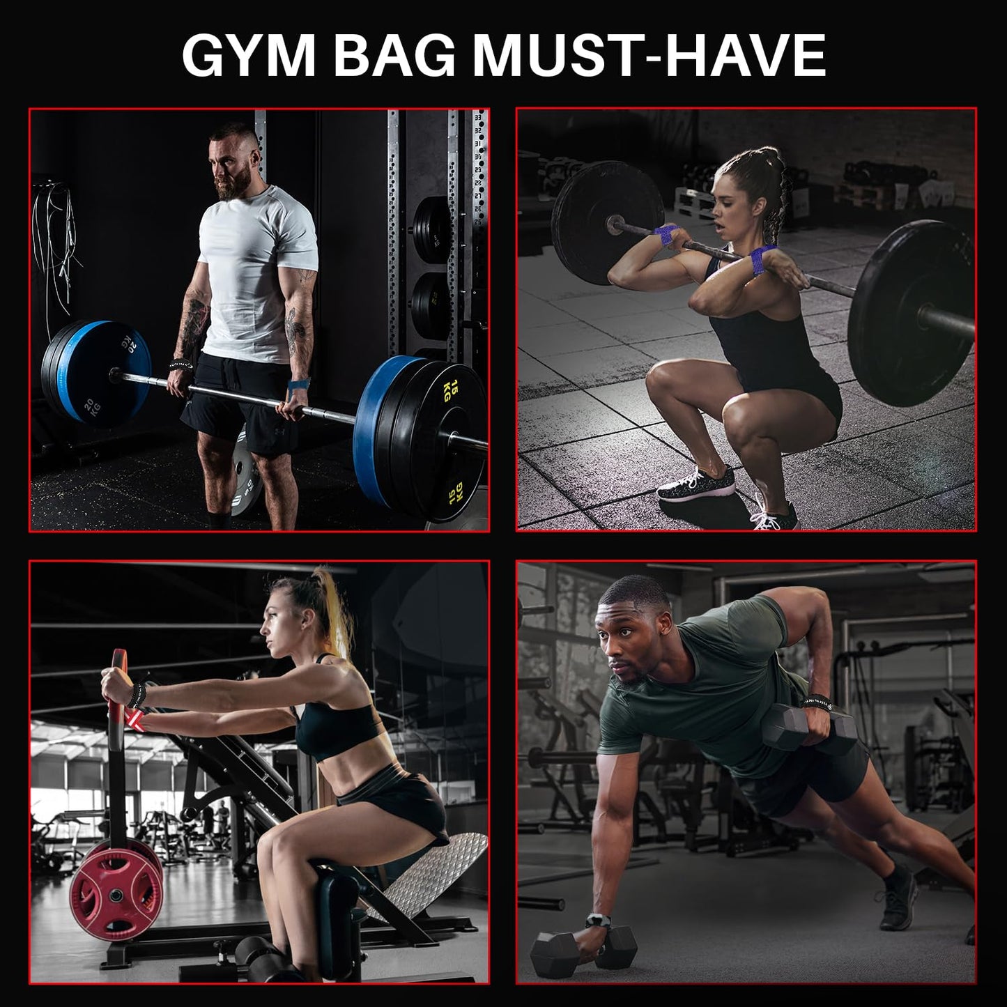 TECEUM Lifting Wrist Straps with Neoprene Padding Support – US Flag – Queen of Lifts – Heavy Duty Wrist Workout Straps For Men and Women – Ideal for Powerlifting, Strength Training, Bodybuilding