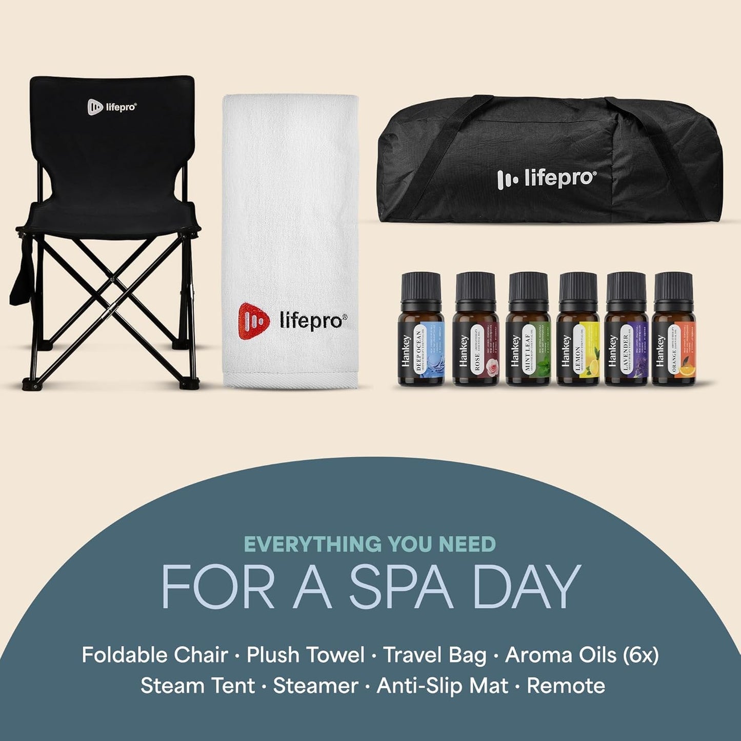 LifePro Revivify Mini Portable Sauna for Home — Infrared Steam Sauna Tent with 2.6L Steamer & 6 Essential Oils, Adjustable Heat Levels App Control