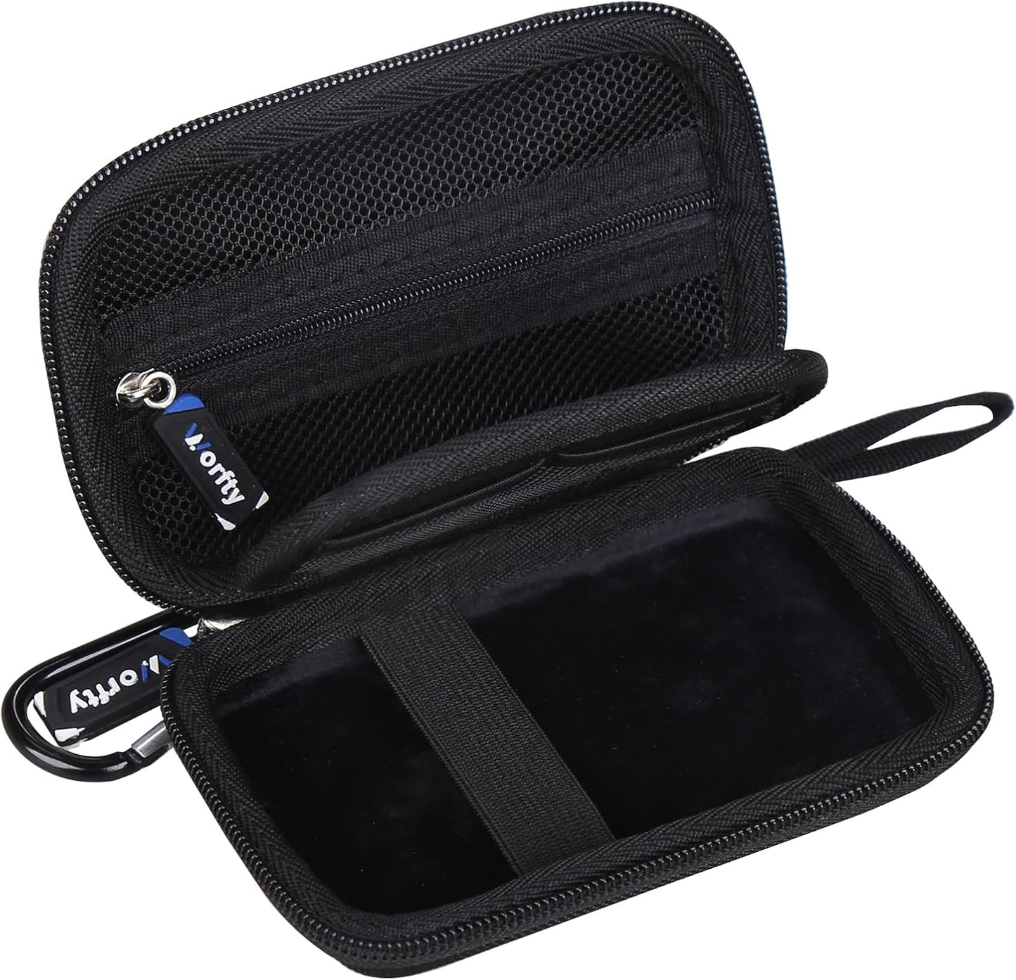worfty JM21 13 MP3 Case for JadeAudio/FiiO Android Hi-Res Music Player - Travel Carrying Storage Bag (Black)