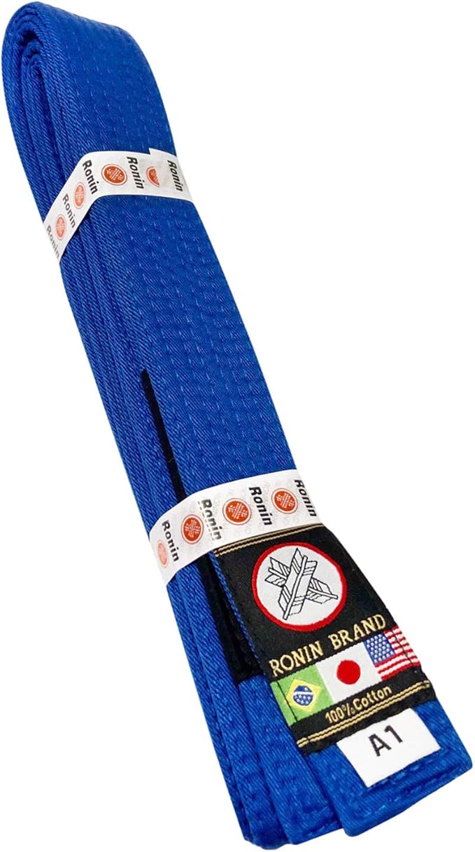 Ronin BJJ Gi Belt – Brazilian Jiu Jitsu Belt - Poly/Cotton Fabric