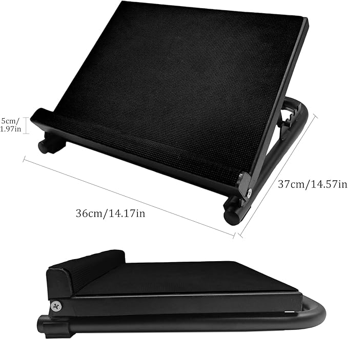 NANSHINE Slant Board for Calf Stretcher Squat, 5-Level Height Adjustable Steel Incline Board Squat Wedge with Non-Slip EVA Mat, Portable Standing Balance Board for Calf Stretching, Flexibility, Ankle Foot, Knees Exercise, Fitness, Physical Therapy