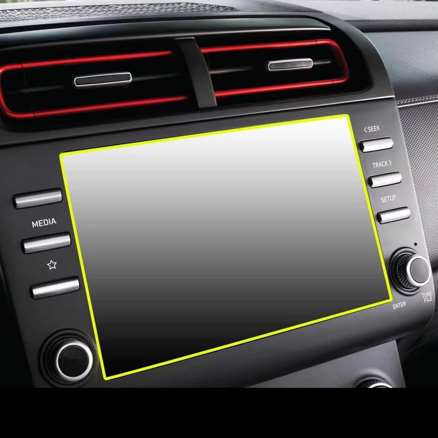Generic 2021 2022 Protector(8 inch) Car GPS Screen Film Compatible With Hyundai For Creta Car Interior Accessories
