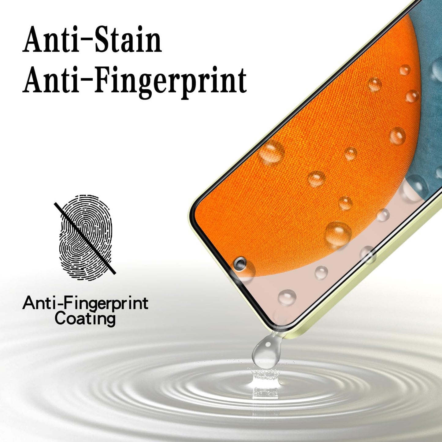 [2-Pack A35 5G 9H MAYtobe Screen Protector For Samsung Galaxy Tempered Glass, Hardness, Case Friendly, Bubble Free