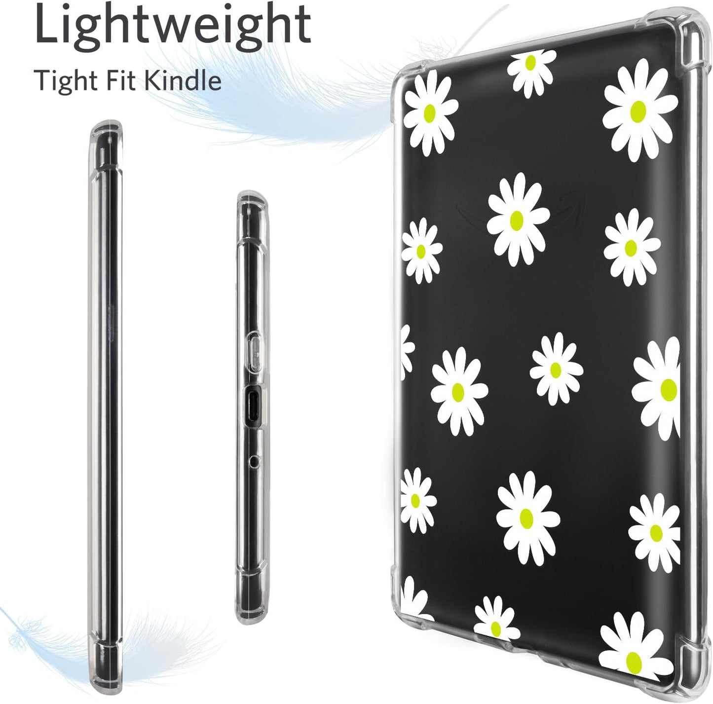 CoBak 7" Clear Case for All-New E-Readers - Lightweight, Scratch-Proof Silicone Back Cover