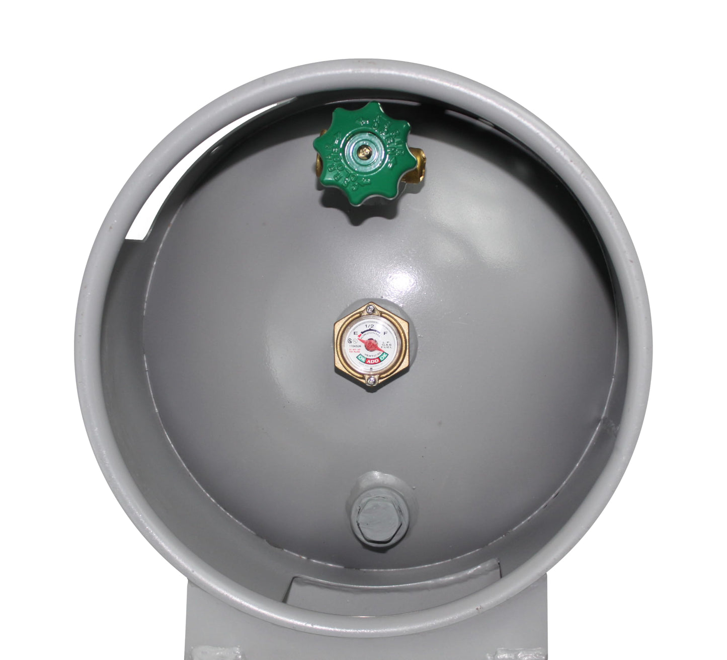 Flame King 100LB Empty Propane Tank with Wheels, Horizontal & Vertical LP Cylinder with Built-in Gauge for Fire Tables, Fire Pits, Patio Heaters, Barbeques, Lunch Trucks, Weed Torches & Truck Campers