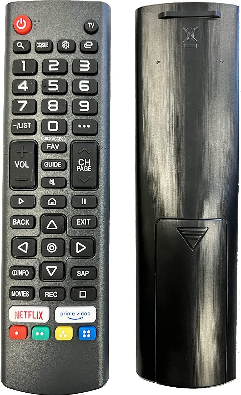 Smartby AKB76037002 RWOSU7049, RWOSU6547-B Remote Replacement for RCA WebOS LCD LED Smart TVs