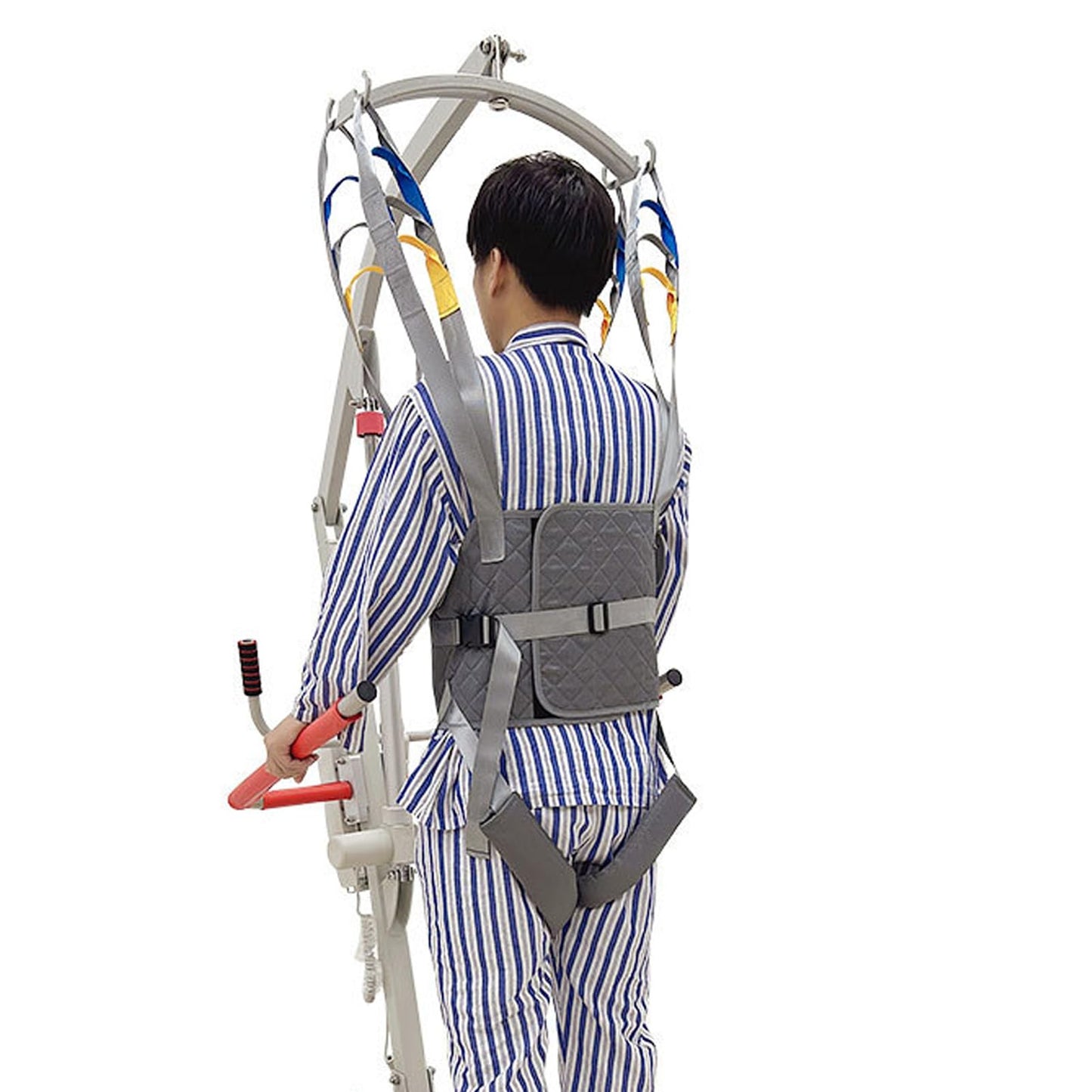 Adjustable Lift Walking Sling for Adults, Supportive Full Body Standing Harness Padded, Designed with Buckle Fastening Suitable for Patient Lifts for Walking