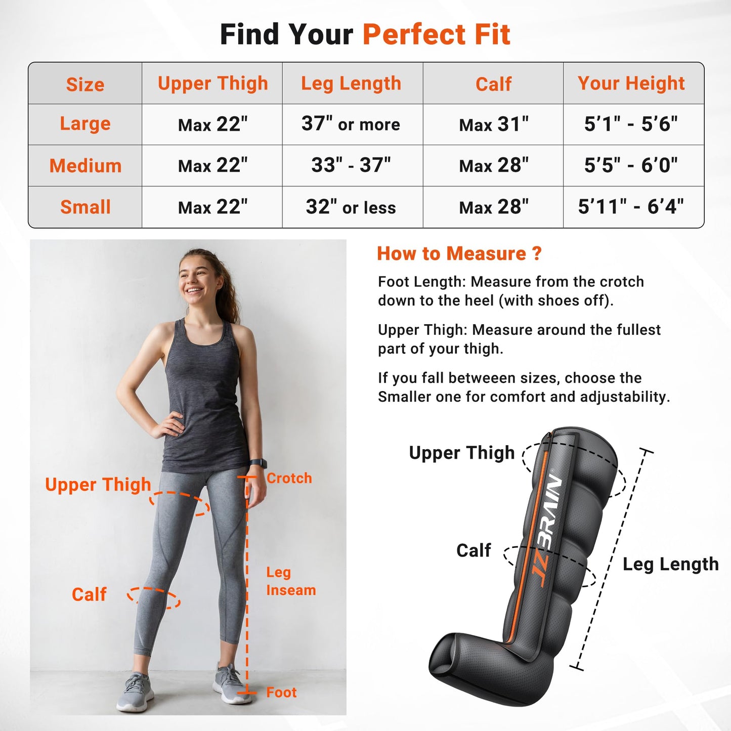 JZBRAIN Professional Compression Boots for Leg Recovery: Leg Compression Massager 2026 Upgraded Cordless Rechargeable Recovery Boots for Circulation, 6 Modes, 8 Intensity (Large)