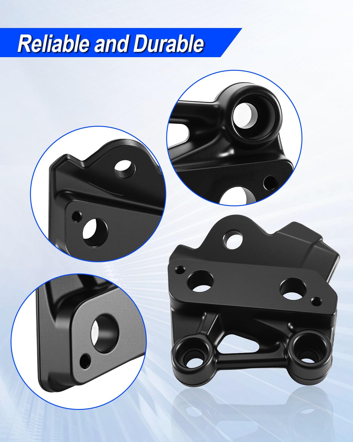 Vaticas Electric Dirt Bike Foot Pegs Brackets Holder Fit for Talaria X3 X3 PRO, Black Footpeg Pedal Bracket