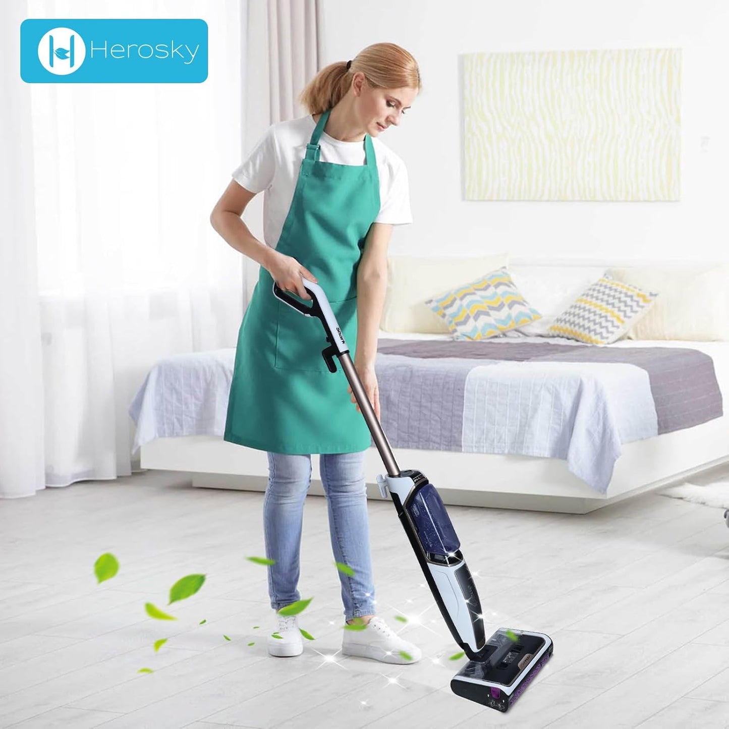 Skiennix 2PCS SD201 Roller - Compatible with Shark Steam Mop Models SD200, SD201C, SD201Q, SD205