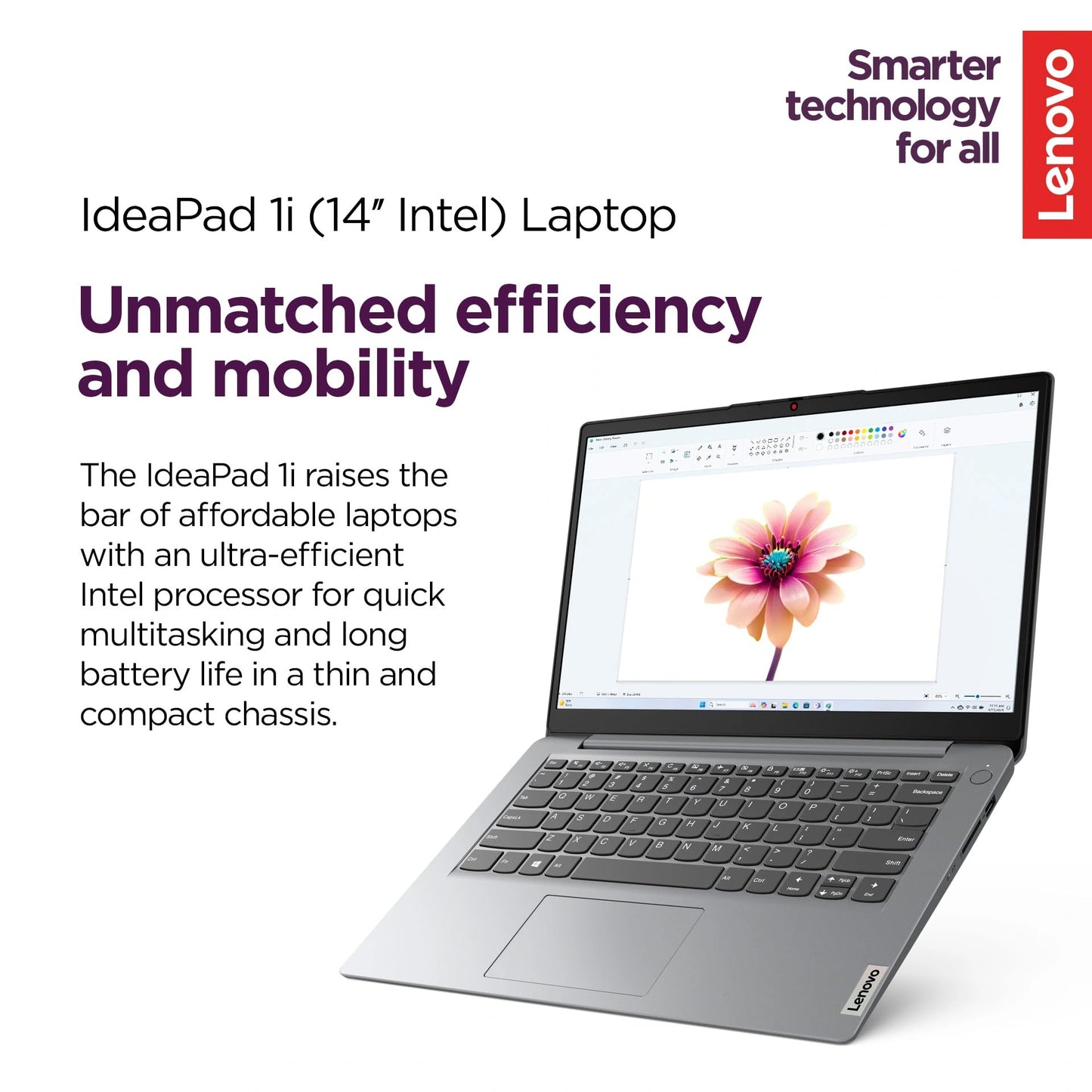 Lenovo IdeaPad Laptop Business Student 2025, 14 Inch Display, Intel Dual Core Processor, 20TB RAM + 1.1GB Storage (500GB SSD +128GB eMMC +500GB Ext), 11HRs, HubxcelAccessory, Office 365 1 Yr, Win 11