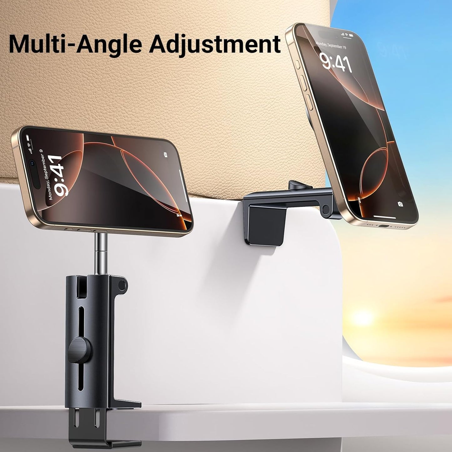 Coolpow 16 15 14 13 for Magsafe Airplane Phone Holder MountStrong MagnetAirplane Travel Essentials Plane Phone Holder