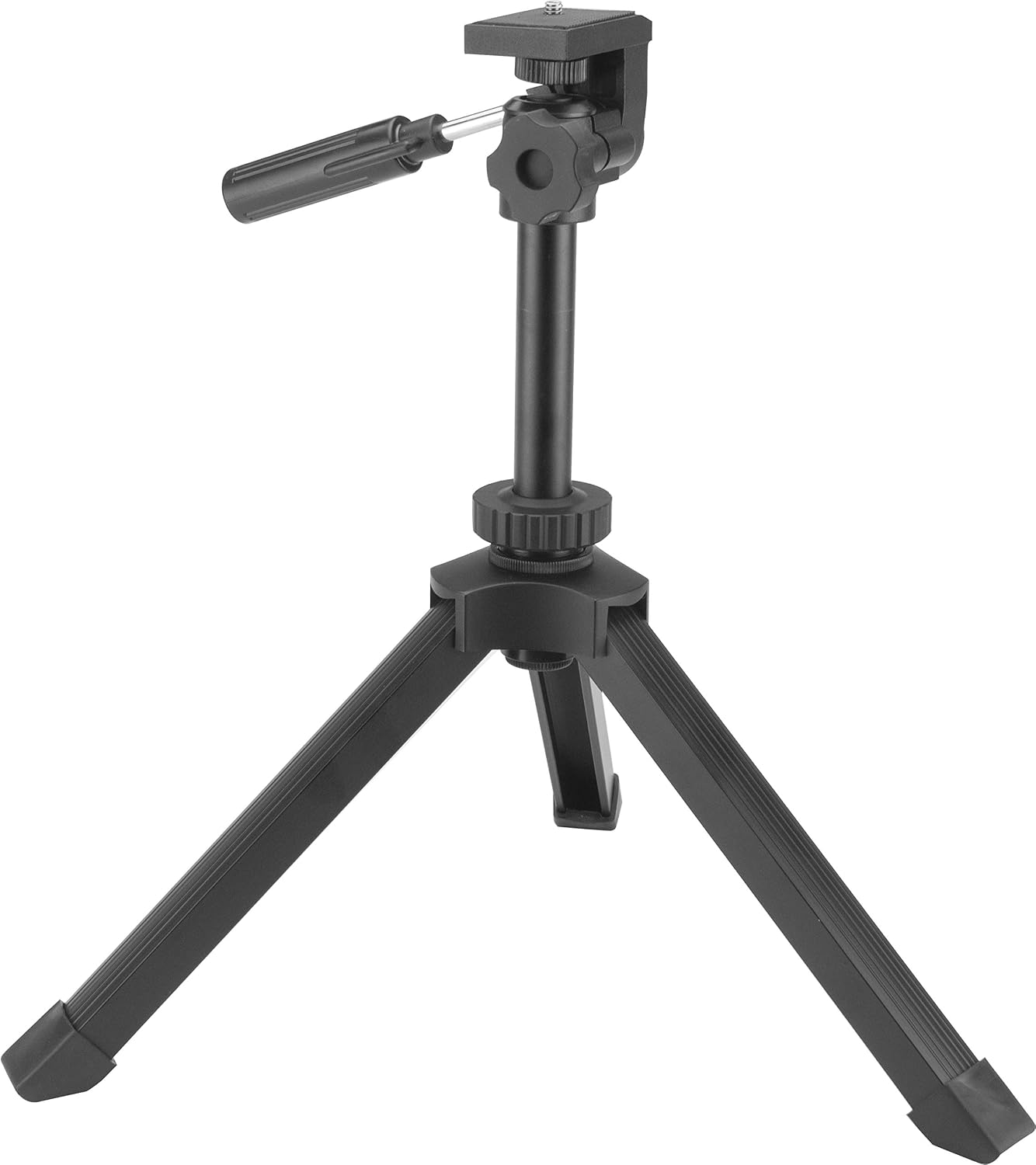 Barska AF13270 10.25" 14" Heavy Duty Table Top Tripod for Cameras, Binoculars, Spotting Scopes, and More, Black, One