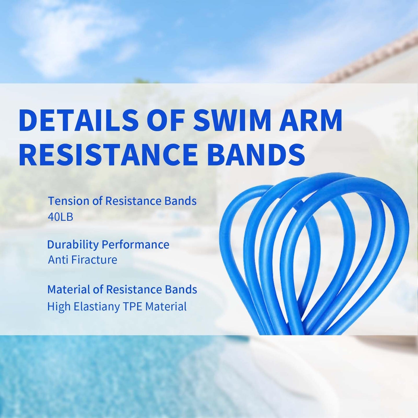 Bestookits Swim Training Equipment for Adults Swim Paddles Resistance Belt - Pool Tether Cord for Lap Swimming Water Belts for Water Aerobics Exercise