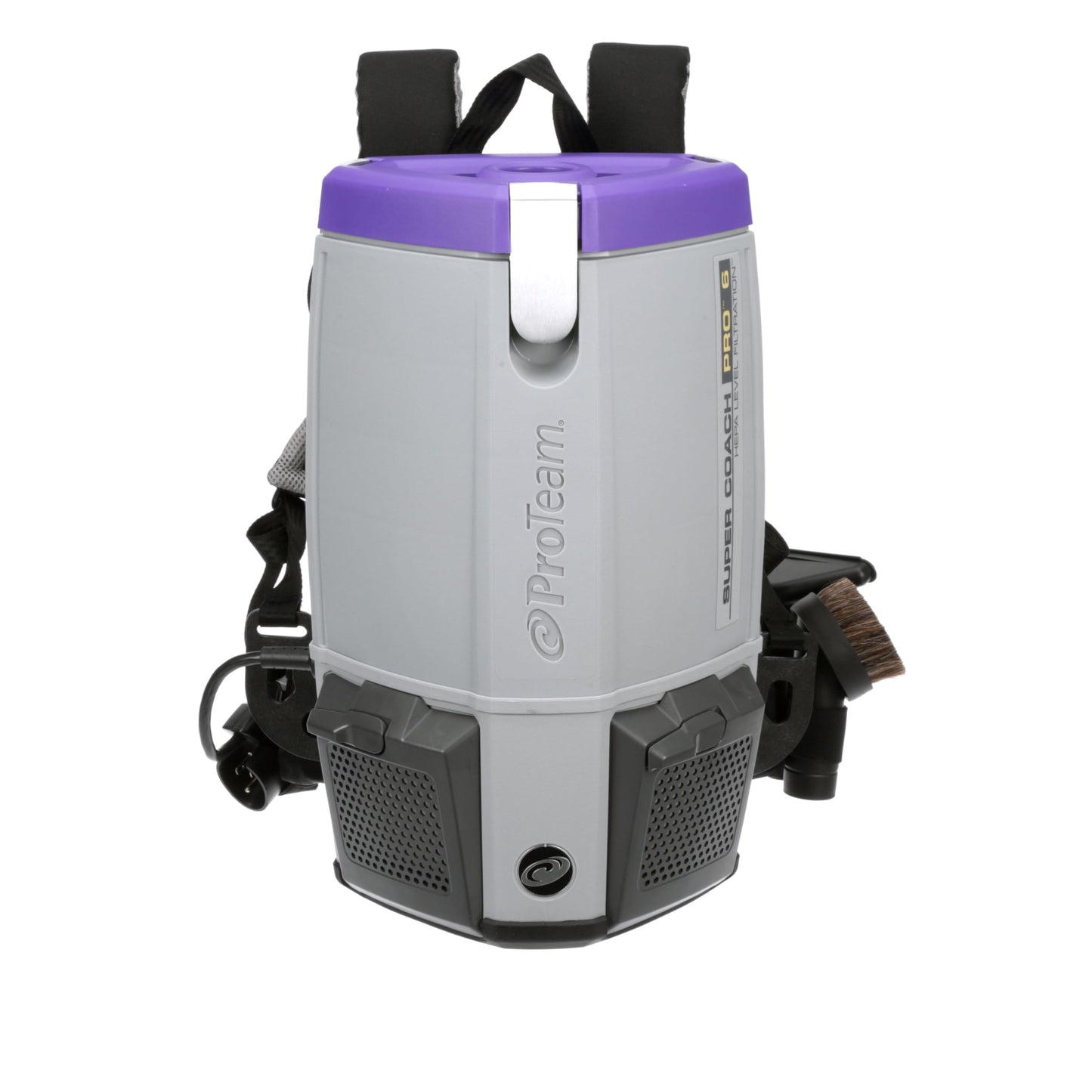 ProTeam Super Coach Pro 10 Backpack Vacuum Commercial with Telescoping Wand Tool Kit, 10 Quart, Corded, 107303