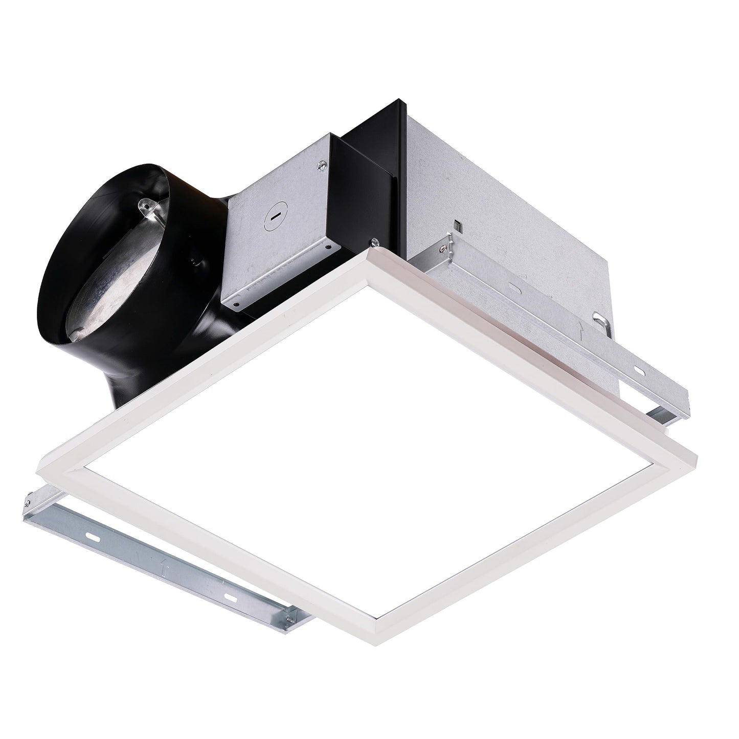 KAZE APPLIANCE SEP120L11H-EZ | 120 CFM | 0.3 Sone Ultra Quiet | Energy Star Certified | Humidity Sensing | Dimmable 4000K LED | EZ Install No Attic Access | Bathroom Ventilation Exhaust Fan