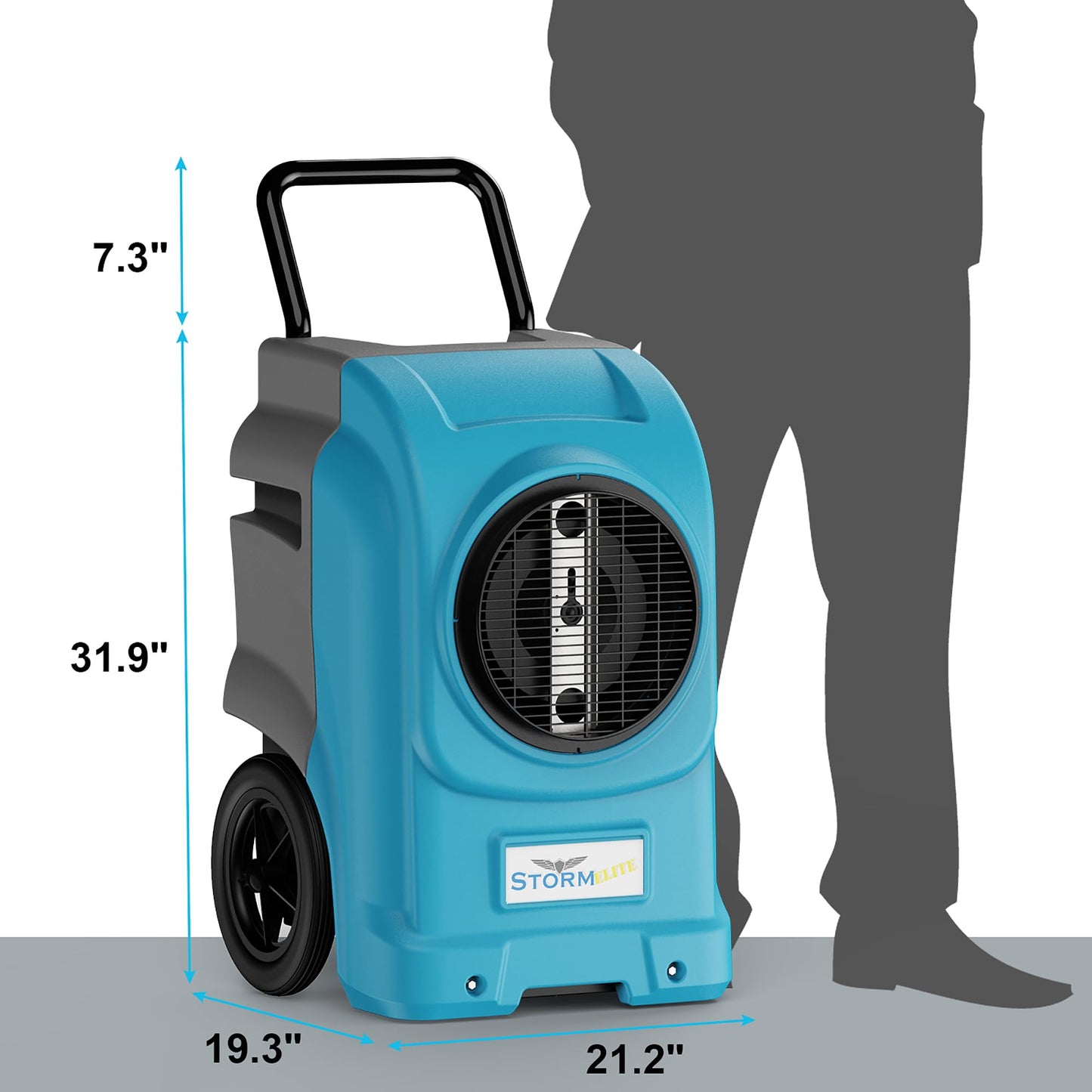 ALORAIR 270 Pints Commercial Dehumidifiers Smart Wi-Fi with Pump, Up to 3,000 Sq.Ft Coverage for Large Room or Basements, Industrial Dehumidifier with Drain Hose, 6 Years Limited Warranty