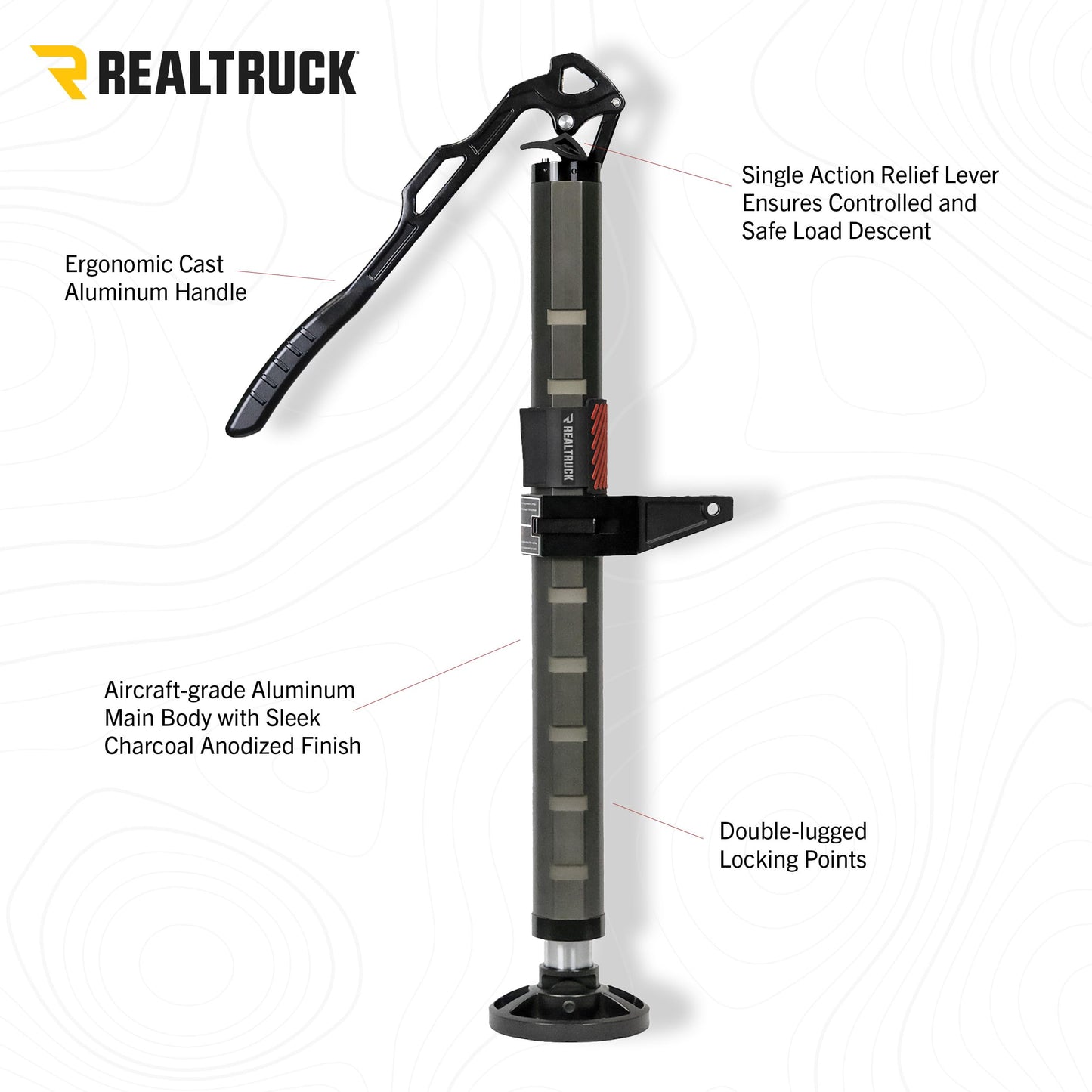 Go Rhino XG-RJ50010B El Gato EG1 Hydraulic High-Lift Recovery Jack, Black