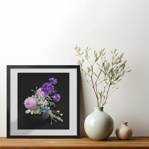 LaVie Home 13x13 Black Picture Frame - HD Plexiglass Wall Display Frame for Vertical or Horizontal Use