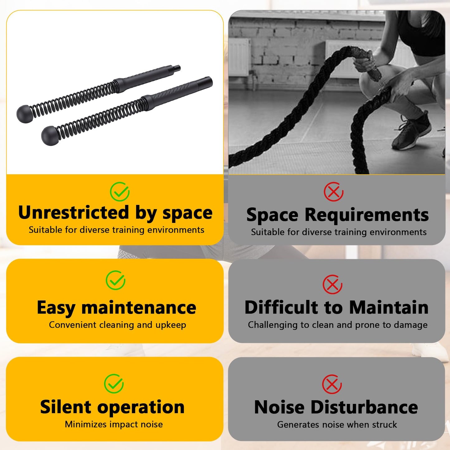 Fitness Exercise Bar, 2in1 Functional Shoulder Exercise Equipment, Workout Bar Elastic Fitness Stick for Pilates Sports Arm Muscles Strength (Black)