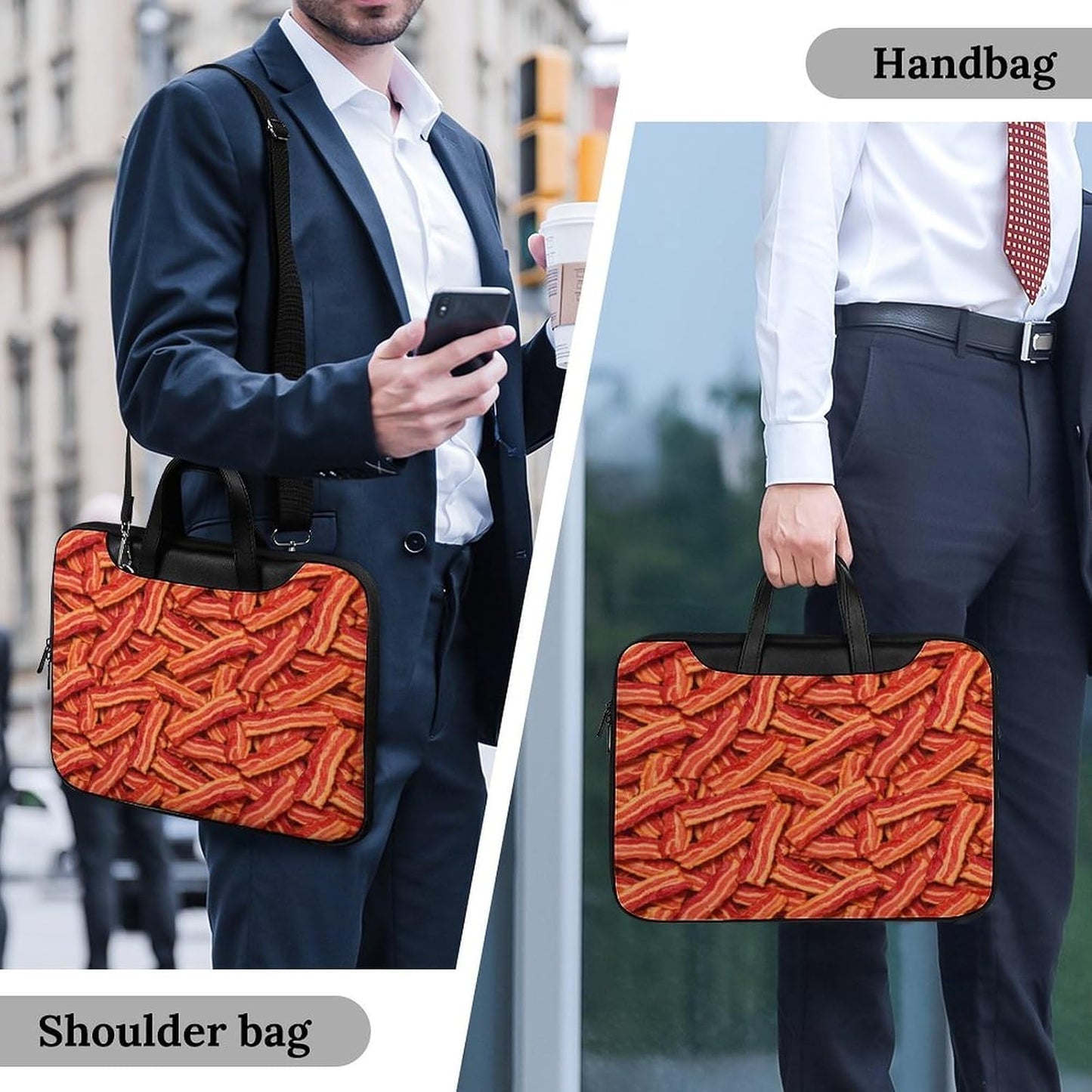 SEBNATAL Fashion Laptop Bags for Adult, Waterproof Computer Bag, Work Shoulder Bag for Business Accessories