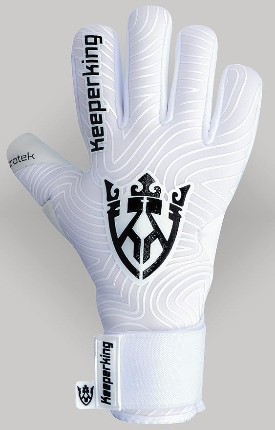 Professional Soccer Goalie Gloves Kids, Boys, Youth, Adult, Men- Football Goalkeeper Glove Strong grip palm protection Giga latex 4mm Double elastic Wrist with Negative cut, Slim(Size 6-11)