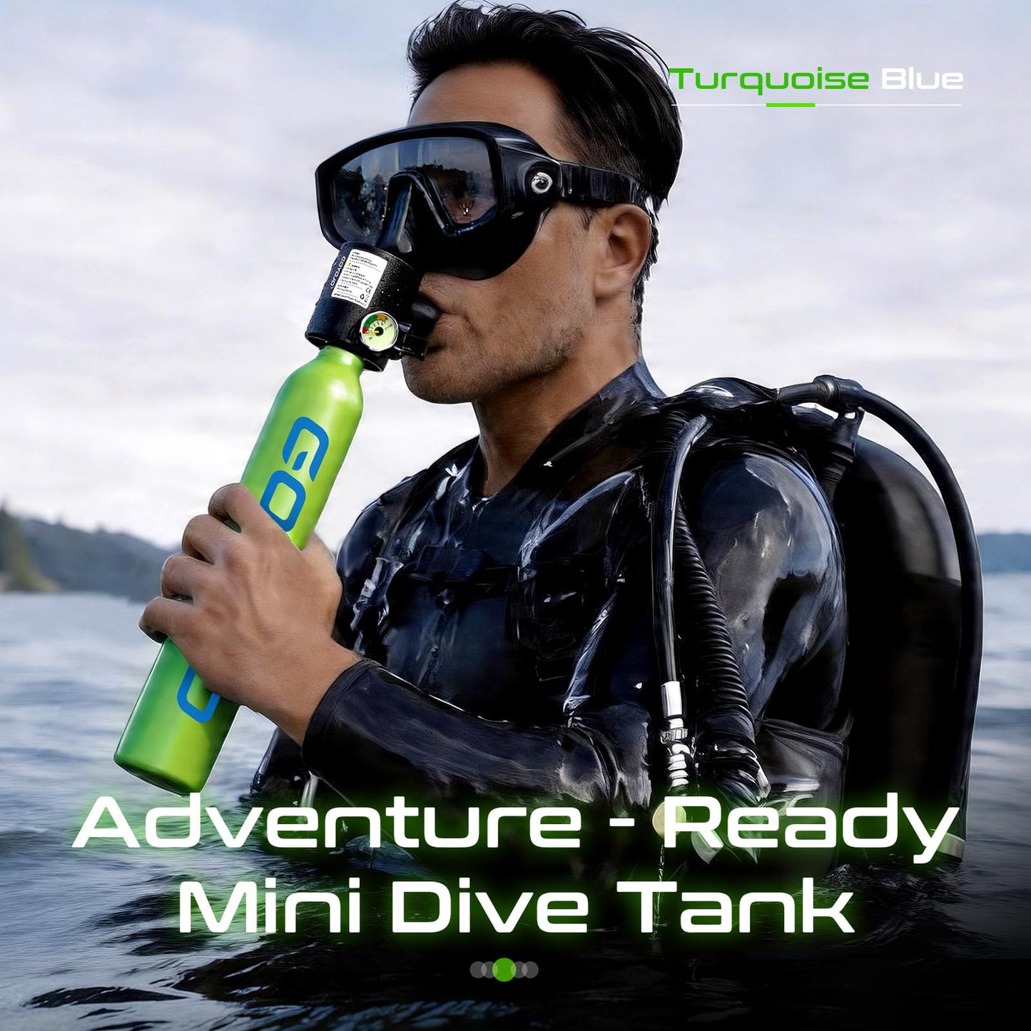 GOYOJO 0.5L Mini Scuba Tank and PCP Air Compressor