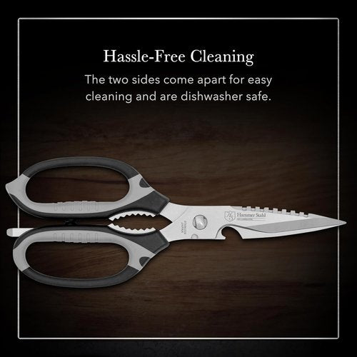 Hammer Stahl Kitchen Shears - Premium Stainless Steel Blades for Effortless Cutting