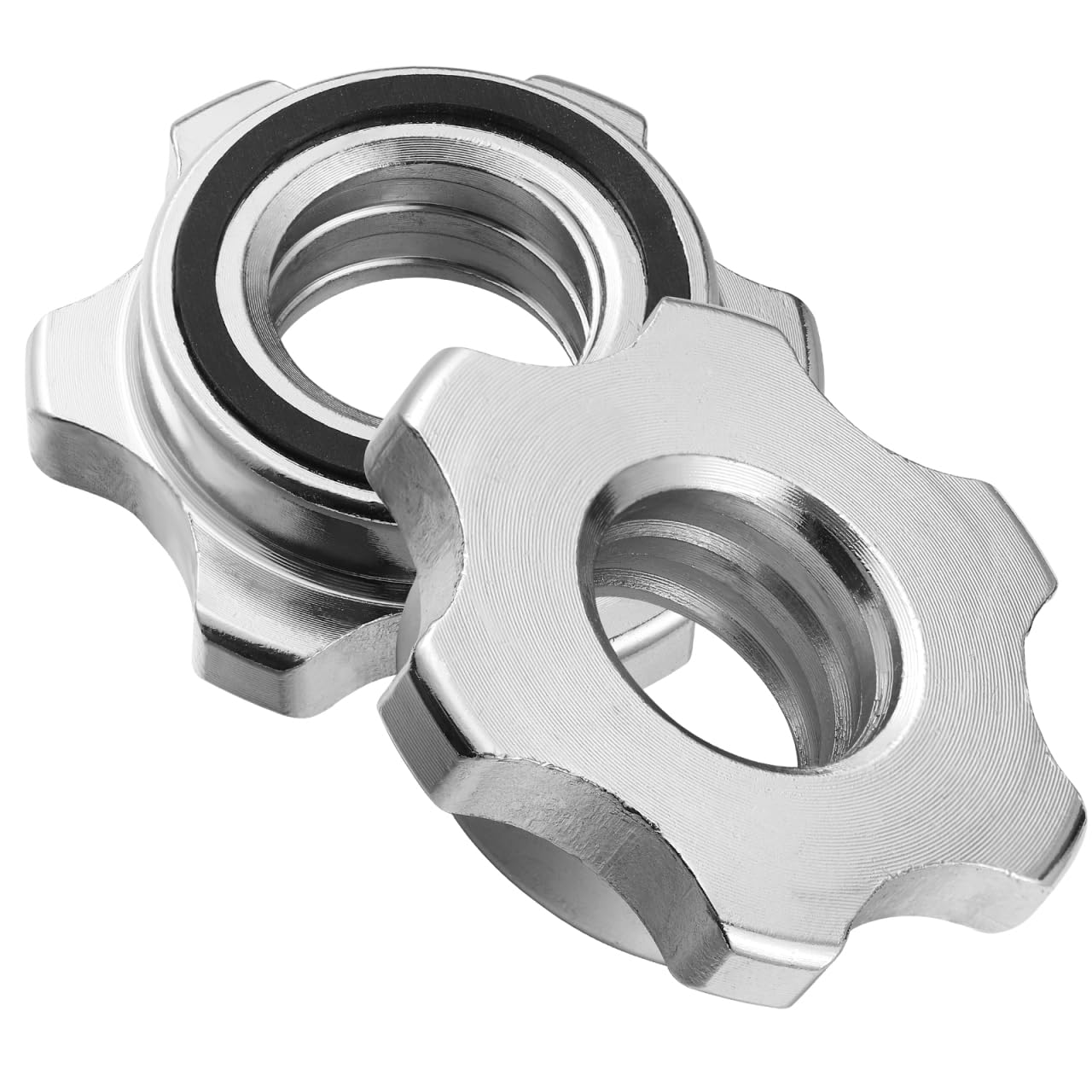 VICASKY 2pcs Barbell Collars Barbell Collar Screw Barbell Clamps Weight Bar Clamps Bar Dumbbell Nuts 1 For Barbell Nut Metal Screws Screw Household Iron Nut Fitness