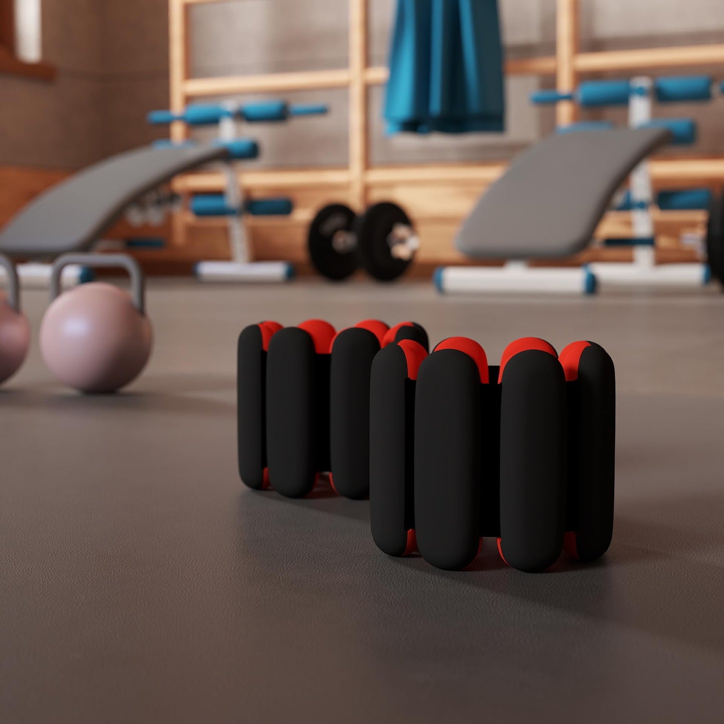 Adjustable Ankle weights for women walking : wrist weights 2lbs No-Slip for Pilates & Yoga exercise - Ensure zero interruption in your training