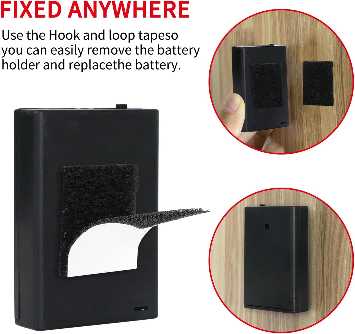 WYTUDTE 3 3 Pack Pack4.5-5V Pack AA Battery Holder, Portable USB Battery USB Battery for Led Lights AA Battery Case Box