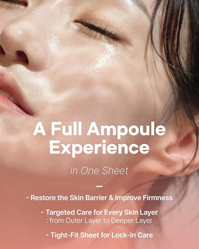 Mucin Collagen EGF Mask (Plant Mucin & 7 Collagen Complex) Hydrogel Sheet for Overnight Moisturizing Skincare, 5 Pack ??Bestselling Korean Face Mask, Glass Skin Glow Up Essentials