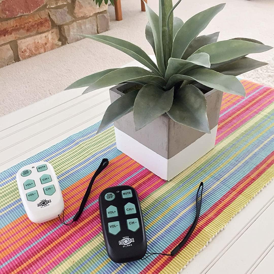 continuus DT-R08W. Universal Big Button TV Remote - EasyMote | Backlit, Easy Use, Smart, Learning Television & Cable