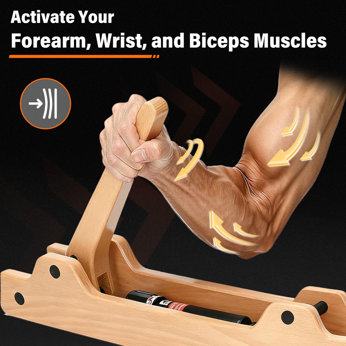 Arm Wrestling Training Equipment Forearm Strengthener with 12 Adjustable Resistance Levels, Arm Strength Trainer for Home Gym Equipment, Professional & Non-Professional