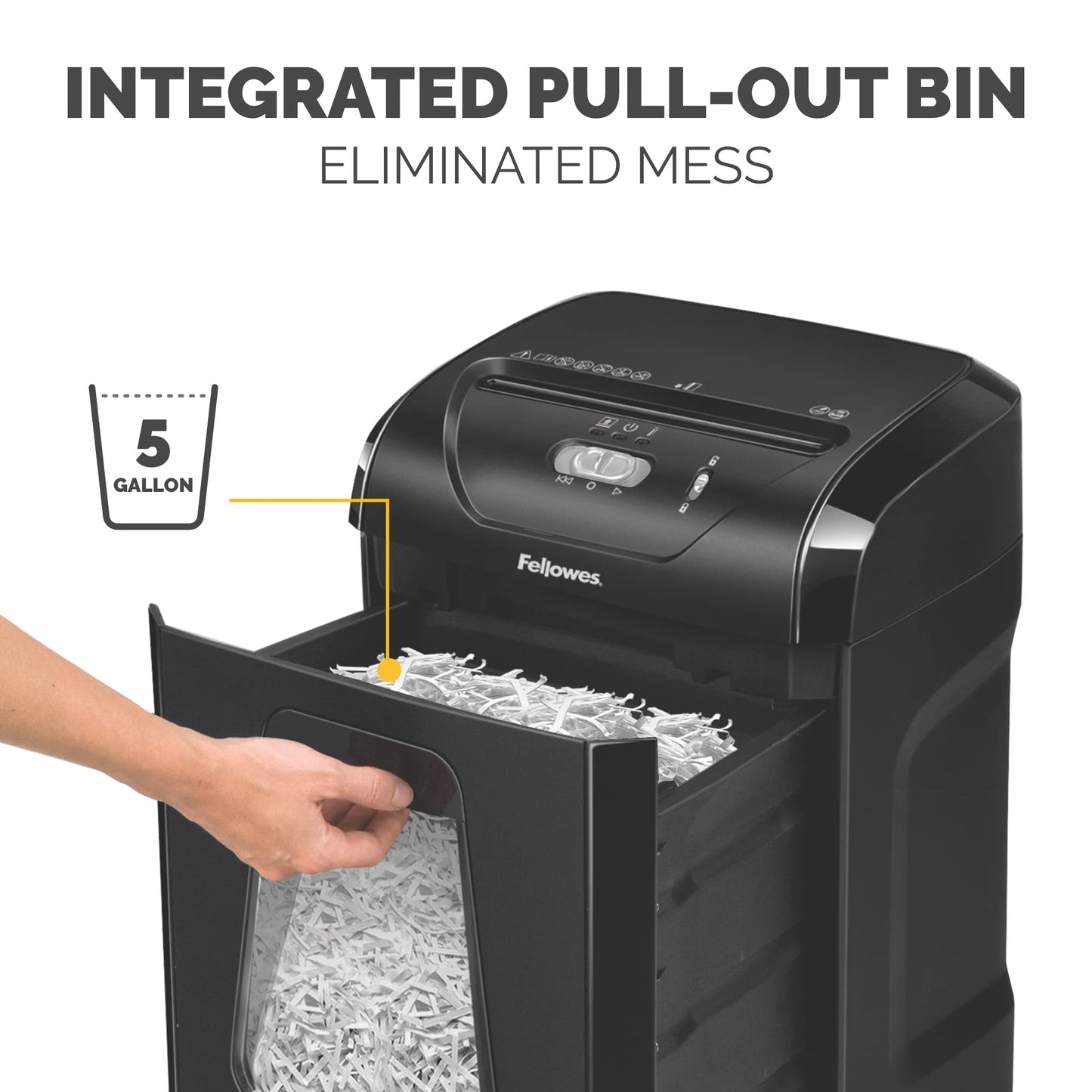Fellowes 14C10 14-Sheet Cross-Cut Home Office Paper Shredder