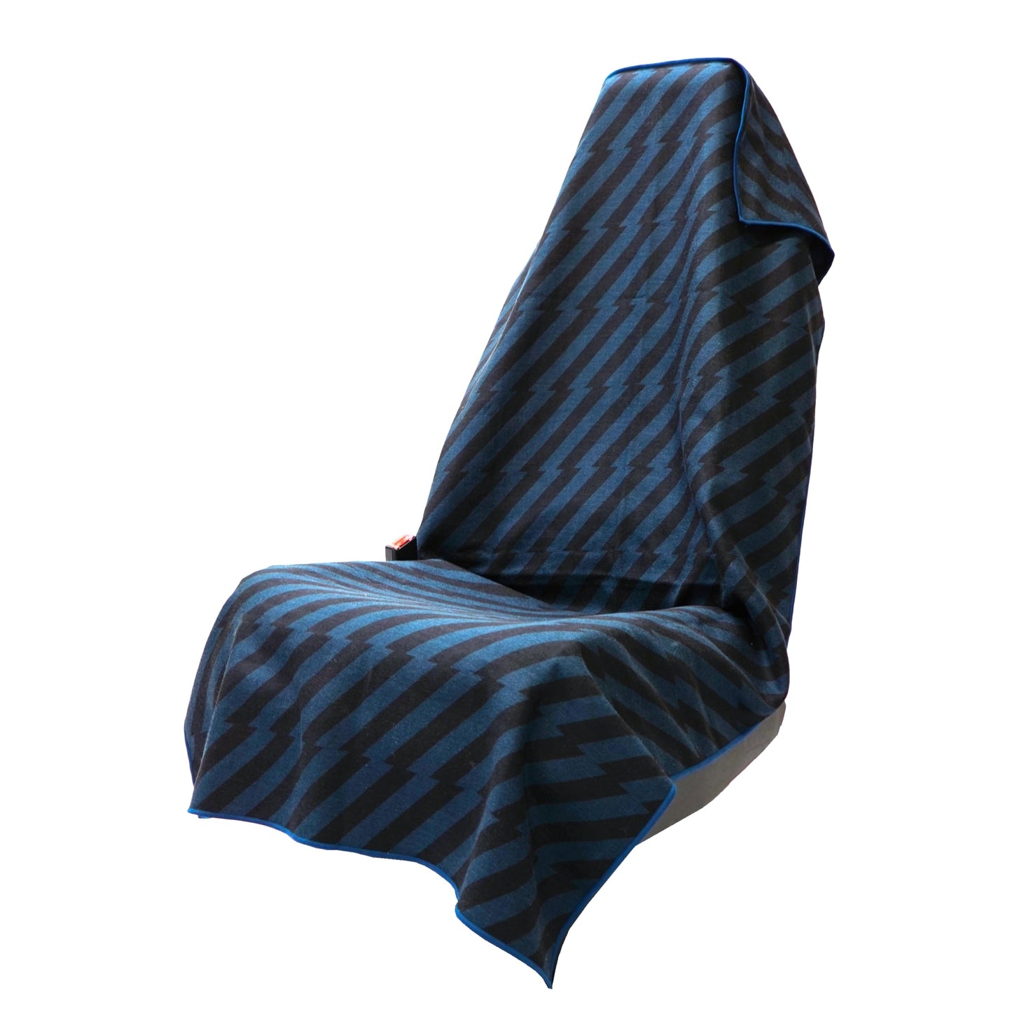 Sprints Athletic Running Towel, Full-Sized, Car Seat Cover - Performance Microfiber (Velocity Blitz Blue)