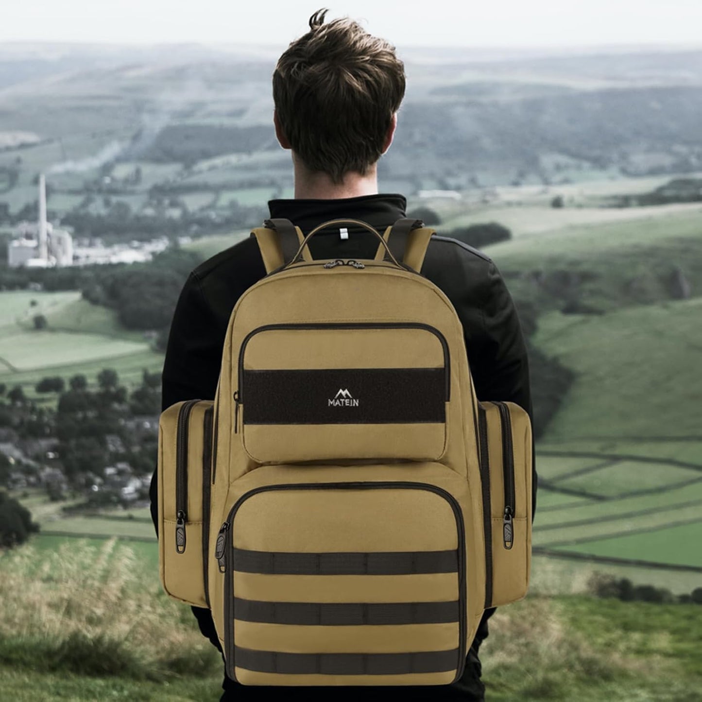 Backpack 15.6 Inch Backpack Daypack MATEIN Lunch for Men, Travel Laptop Insulated Cooler Bag Lunch box Rucksack, Extra