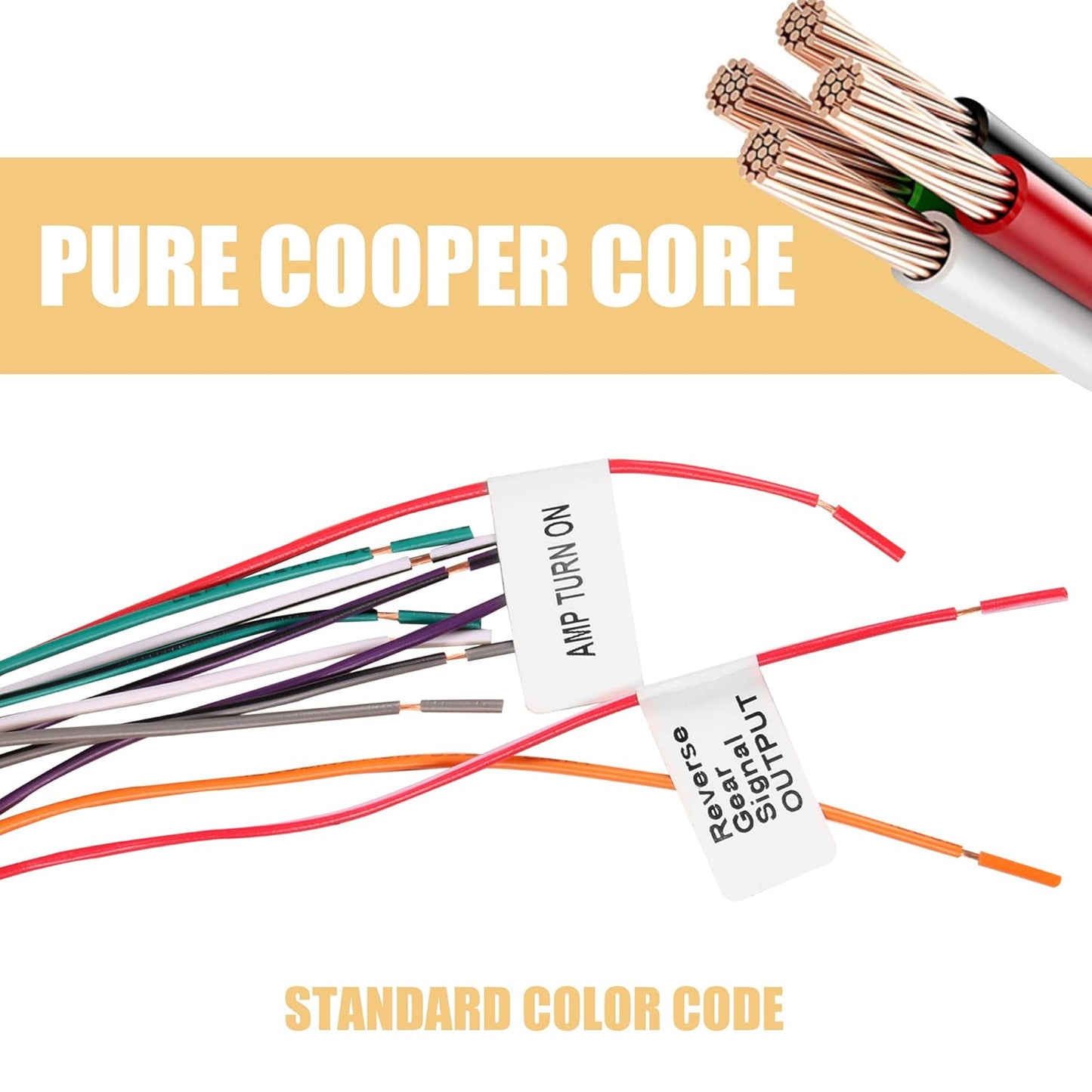 2000-2013 G Radio Wiring Harness Compatible with Select GM Vehicles Amplified Systems Model Car Wire Harness Install