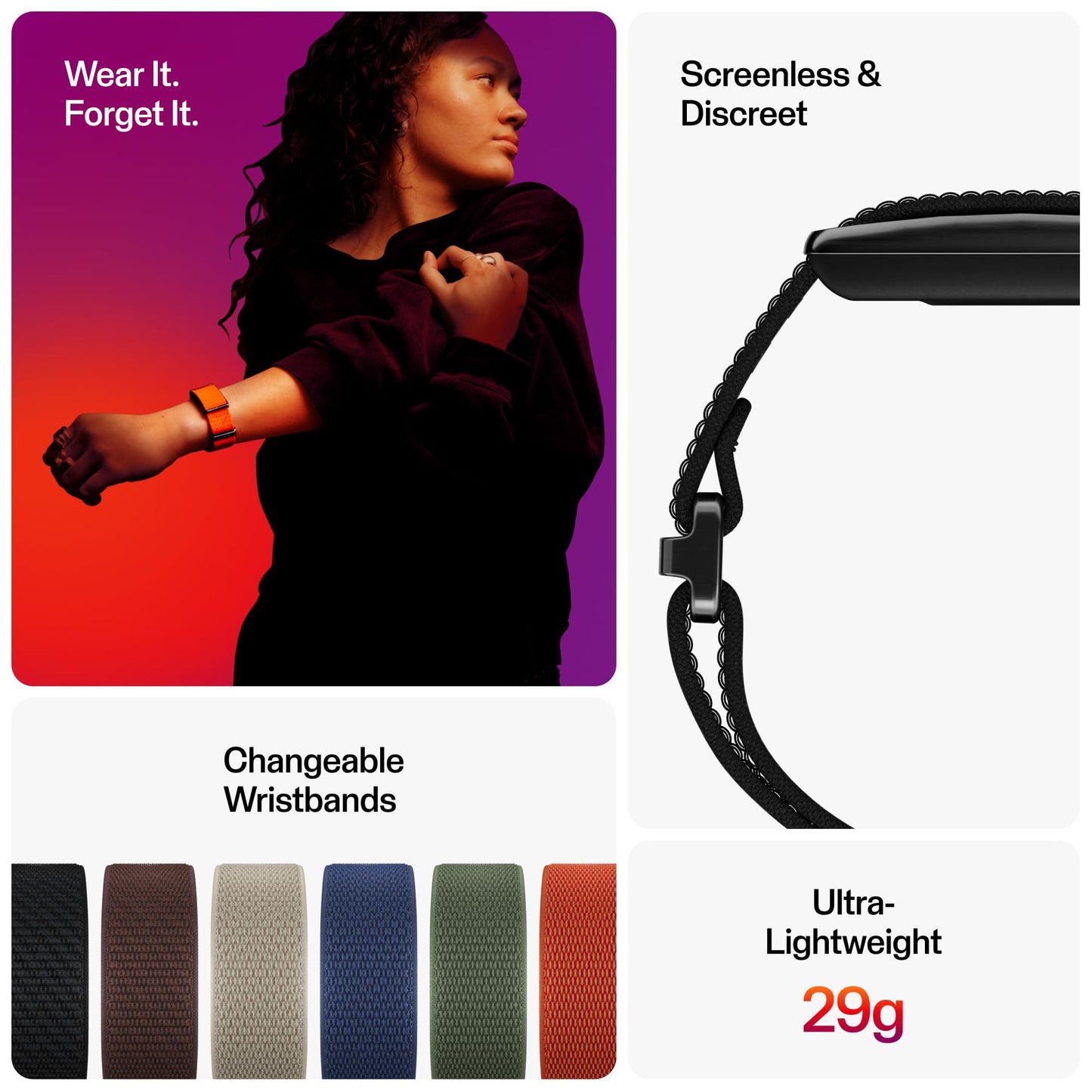 POLAR Loop – Smart Screen-Free Wearable Health & Fitness Band with 24/7 Heart Rate, Sleep & Activity Tracking, Automatic Training Detection, No Subscription, 8-Day Battery.