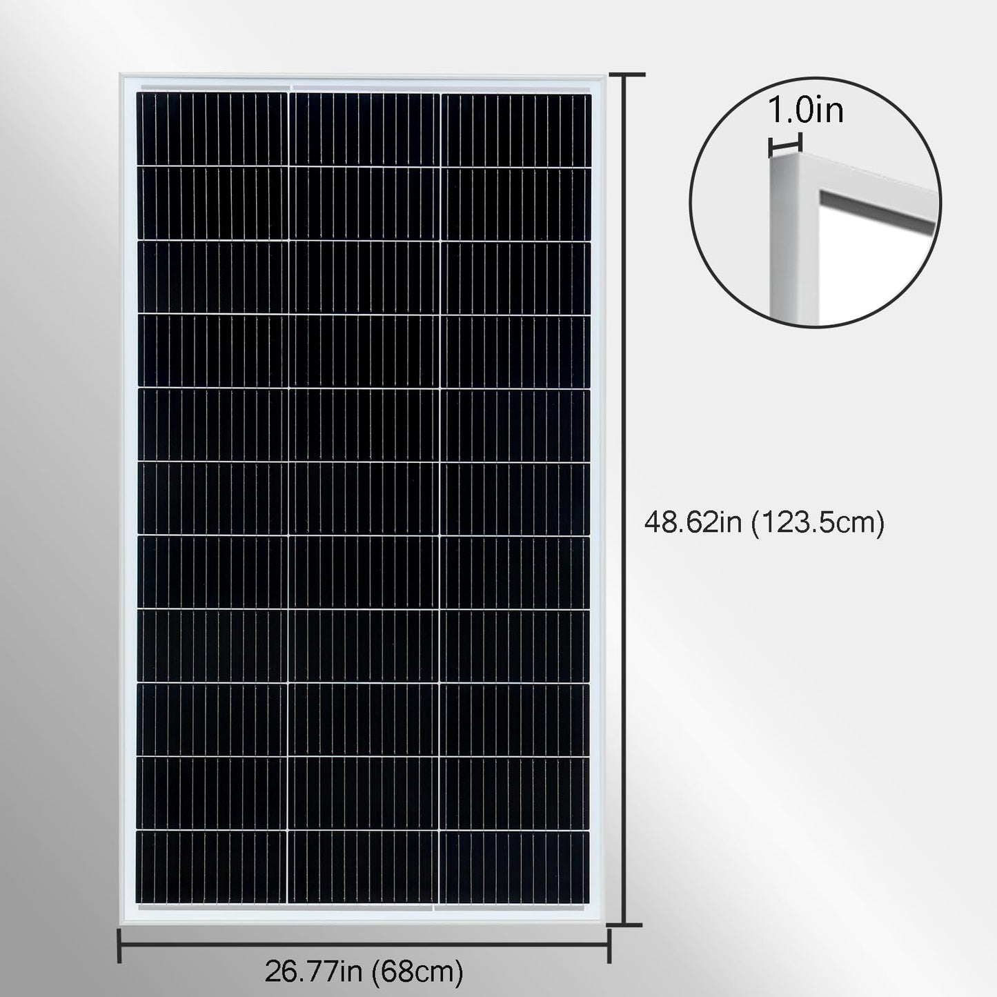 WUZECK 300 Watt 12Volt /24Volt Solar Panel Kit 2X150W Monocrystalline Module 30A Charge Controller for RV, Boats, Trailer, Camper,Off-Grid System (300W Solar kit)