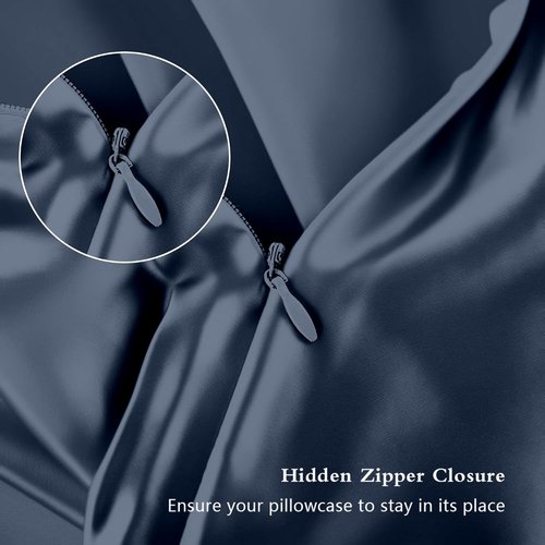 Mulberry Silk Pillowcases by Mood Indigo - Queen Size | Luxurious Silk for Hair & Skin Care