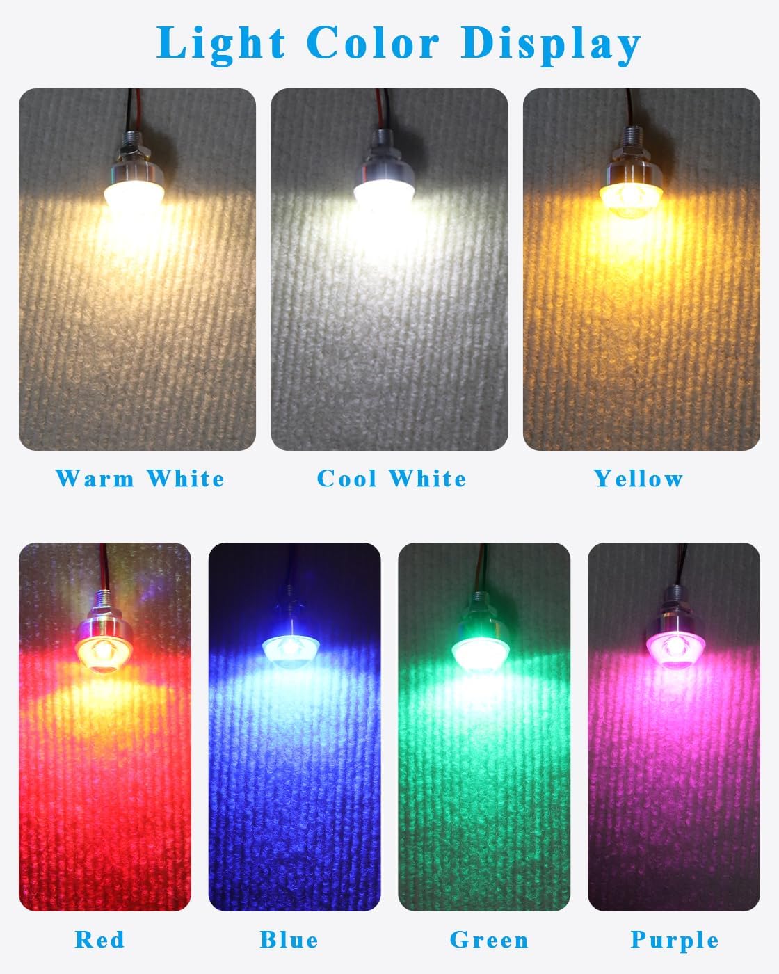 Bulb 3V, 1 Pack AA Battery Holder with Small LED and Switch Battery Box with Terminals, Miniature LED Lights Wiring Kit