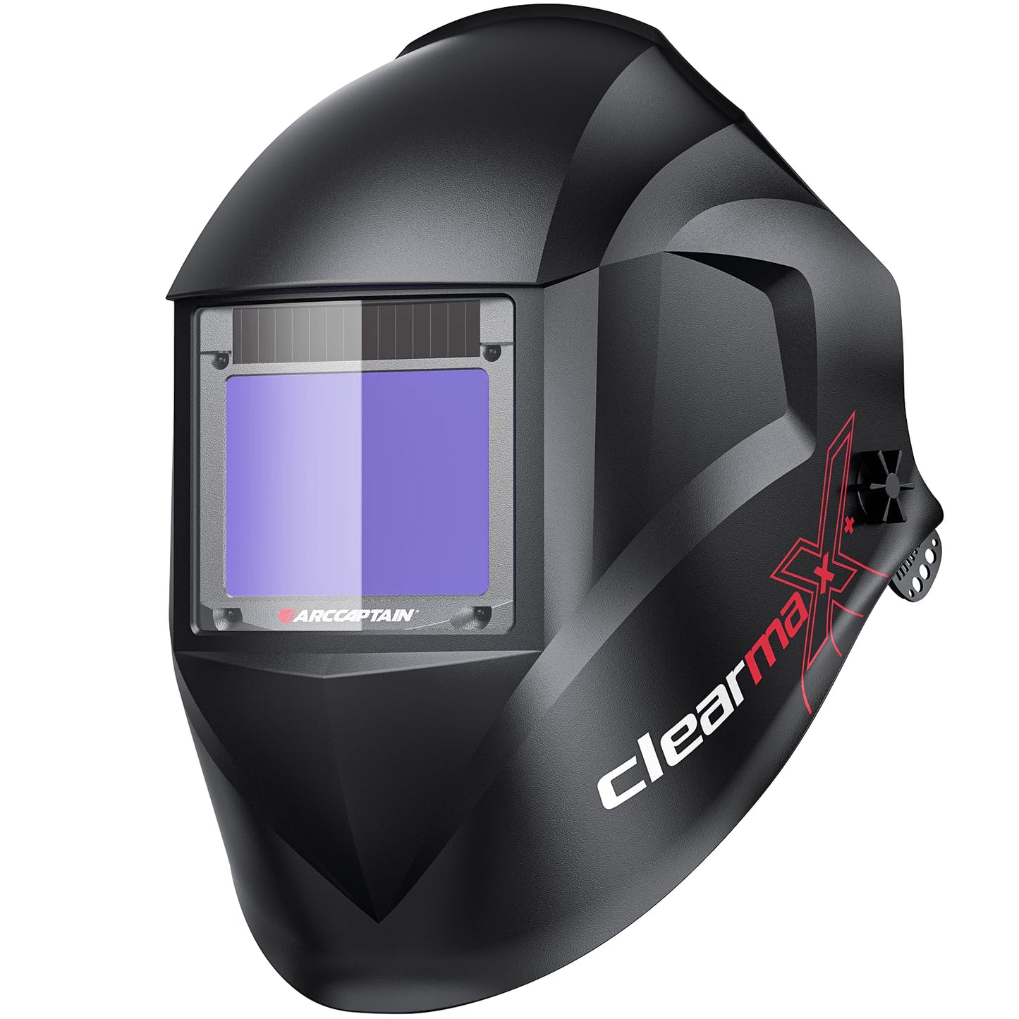 ARCCAPTAIN 55A Plasma Cutter, Non-Touch Pilot Arc High-Frequency Plasma Cutting Machine + ARCCAPTAIN Internal Control Auto Darkening Welding Helmet,