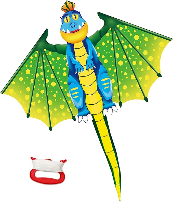 YongnKids Kite for Kids Age 4-8 8-12, Large Kites for Boys Adults Easy to Fly & Assemble, with 328ft String,Perfect for Beach Trip Park Family Activities Outdoor Games