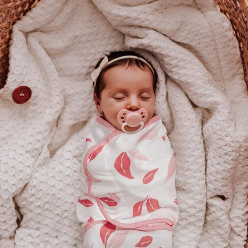 GLLQUEN Baby Girl Swaddles - 3 Pack Infant Sleep Sacks in Pink Floral | Easy Swaddling for Newborns (0-3 Months)