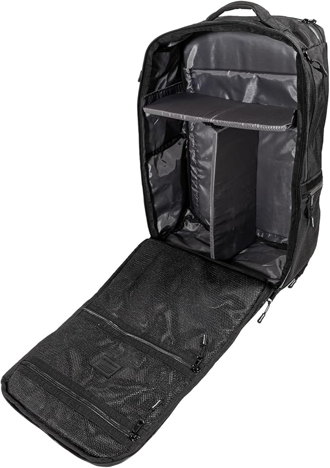 SERIOUS STEEL FITNESS Pro Backpack With Removable Dividers (1680D Nylon - Black)