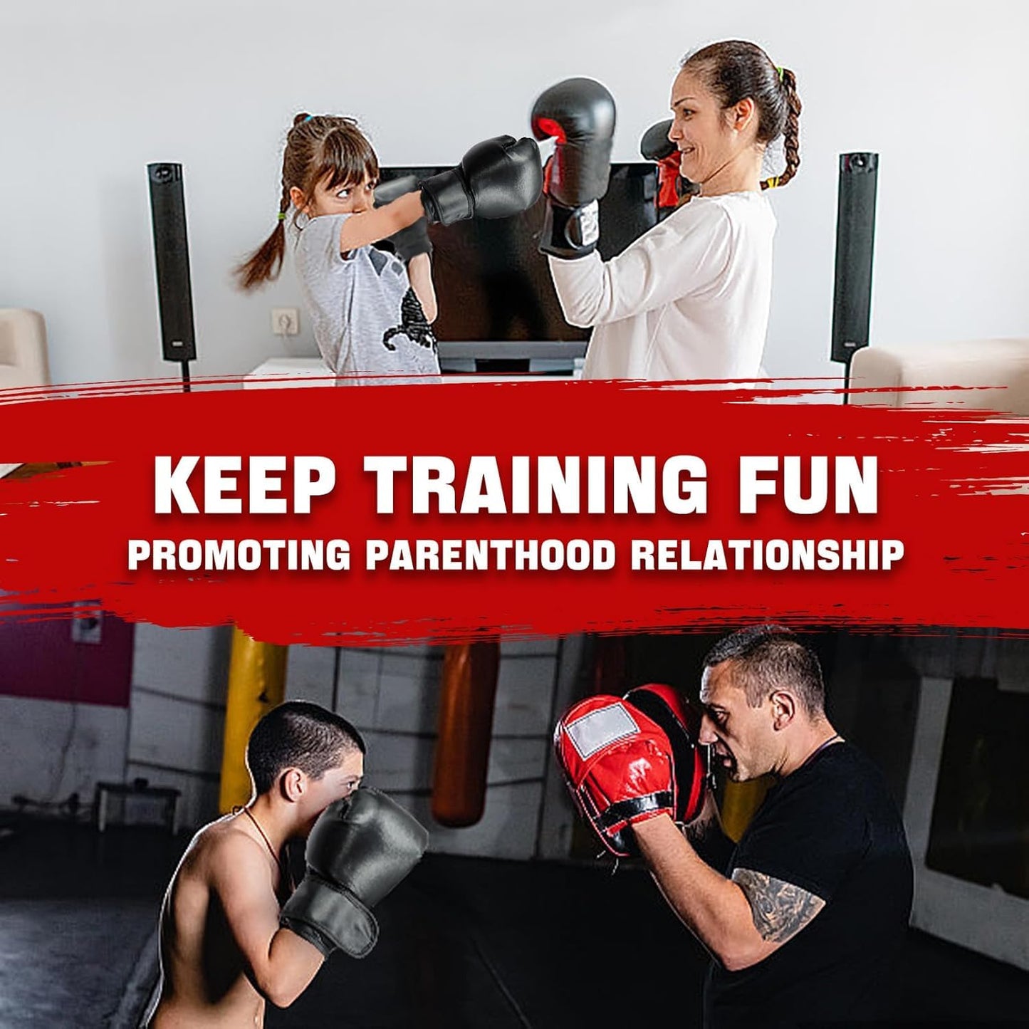 JLXMAXLJ 14 Pcs Boxing Set Boxing Equipment Set for Beginners Including 2 Pair of 6 oz Boxing Gloves Headgear Helmet Hand Wraps Mouth Guards Gifts for Youth Beginners Training Equipment