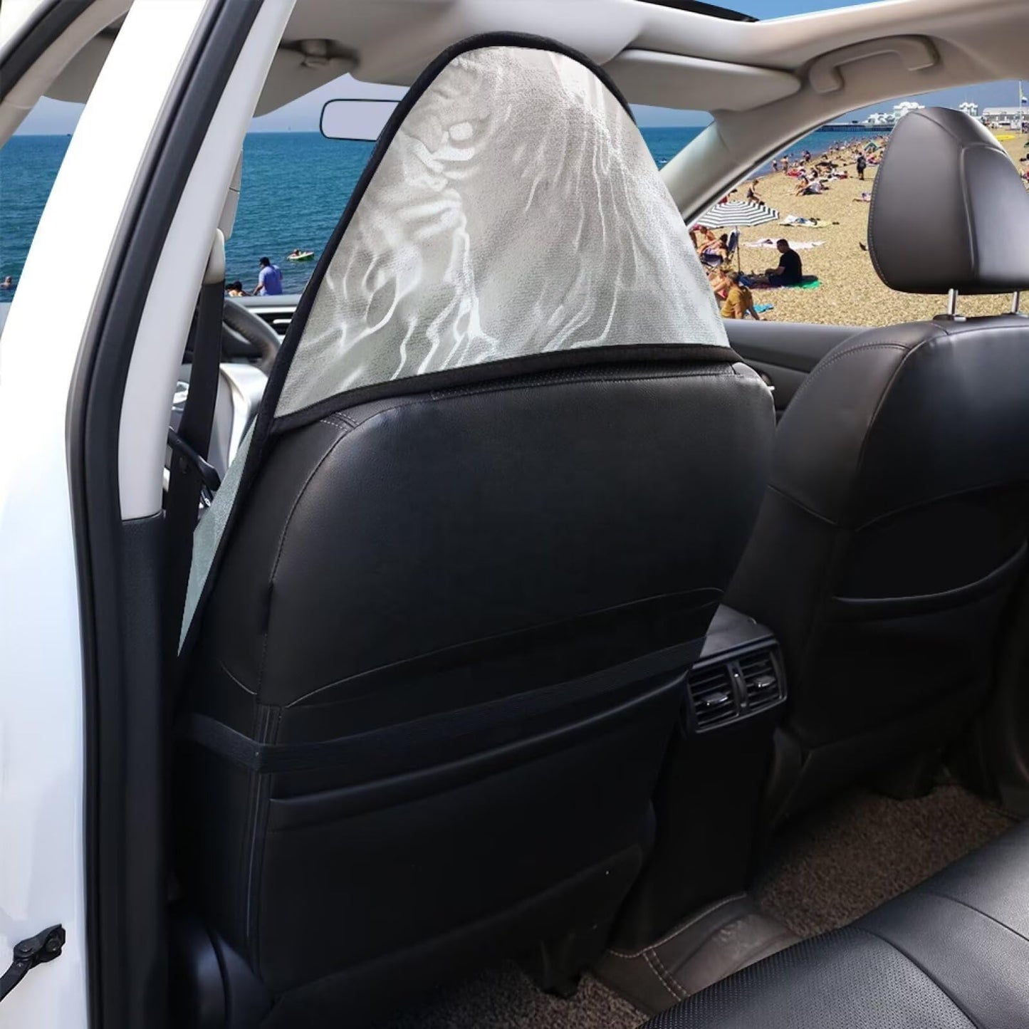 JOAIFO Waterproof Sweat Towel Car Seat Cover Universal Anti-Slip Automotive Seat Covers for Post Gym Workout, Running, Swimming, Beach and Hiking, Seawater