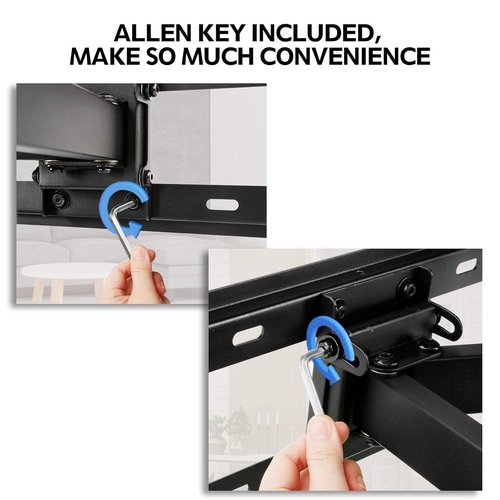 Mounting Dream Lag Bolt Kit - M8 Lag Bolt for Wood Studs & Fischer Anchors for Concrete Walls | Includes Allen Key & Bubble Level